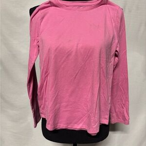 Wonder Nation Vibrant Pink Long Sleeve Tee
